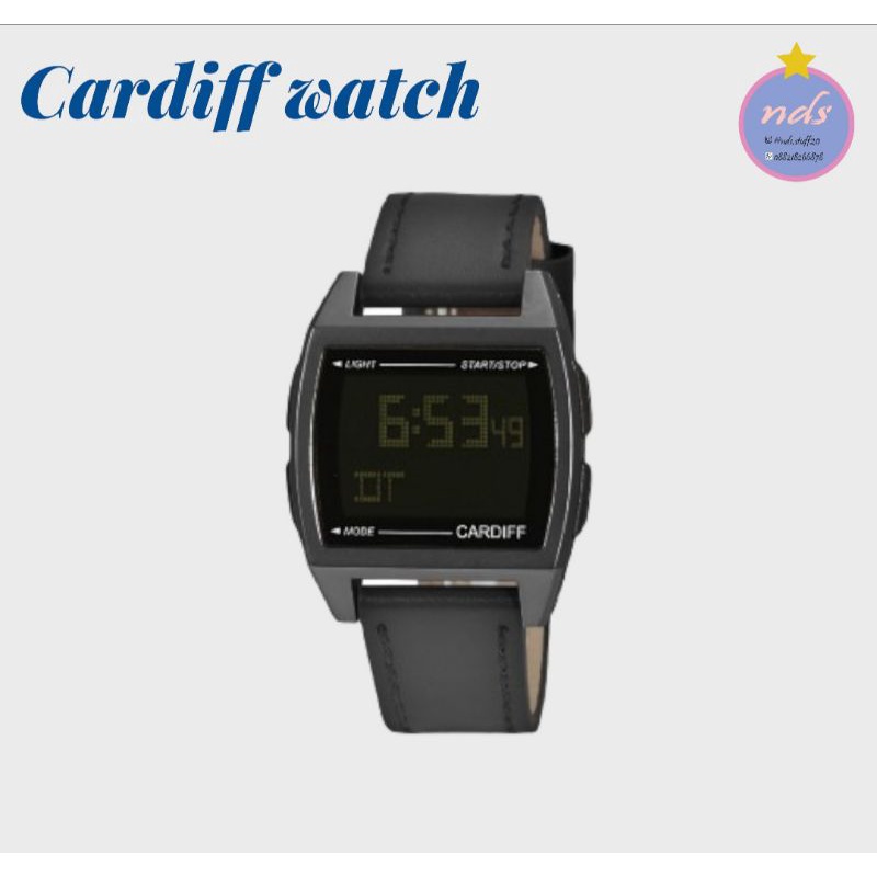 Jam tangan pria murah original keren anti air cardiff watch
