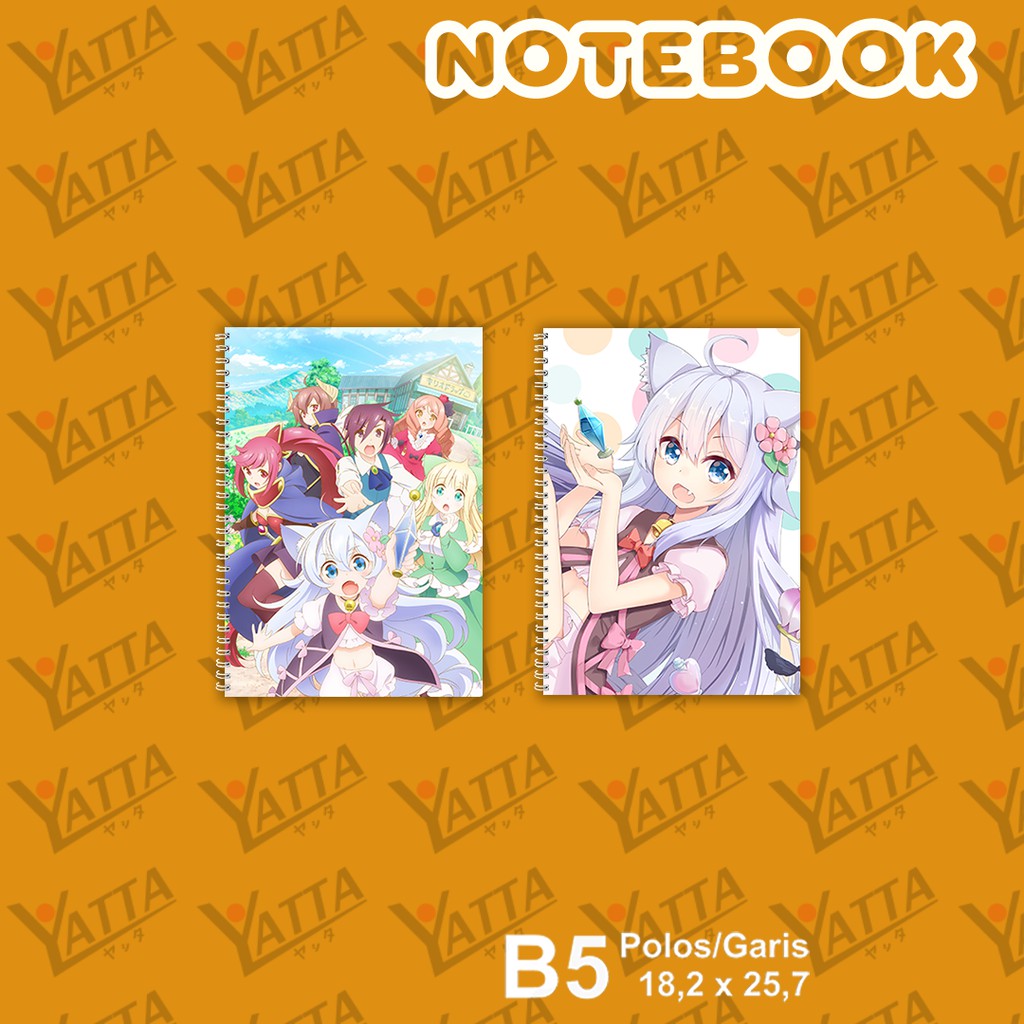 

Notebook Anime ukuran B5 18,2 x 25,7 cm Cheat Kusushi no Slow Life