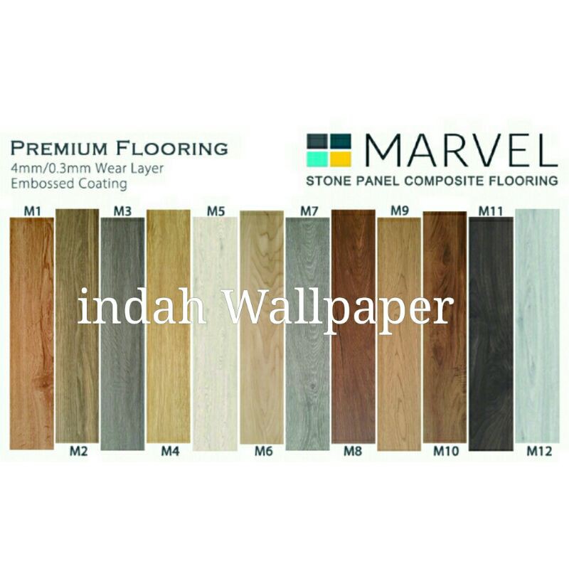 LANTAI SPC FLOORING SPC MARVEL LANTAI KLIK 4MM