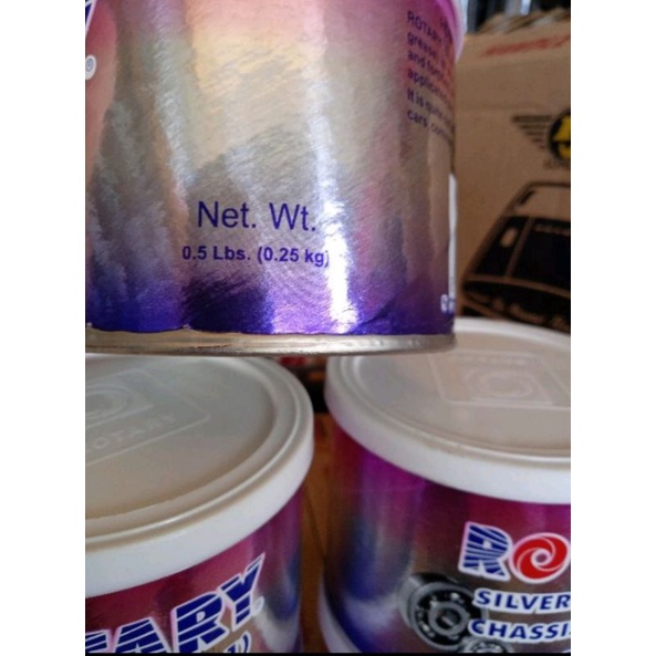 GREASE GEMUK STEMPET ROTARY SILVER CHASSIS GREASE 250g / 0.25kg (BENING)