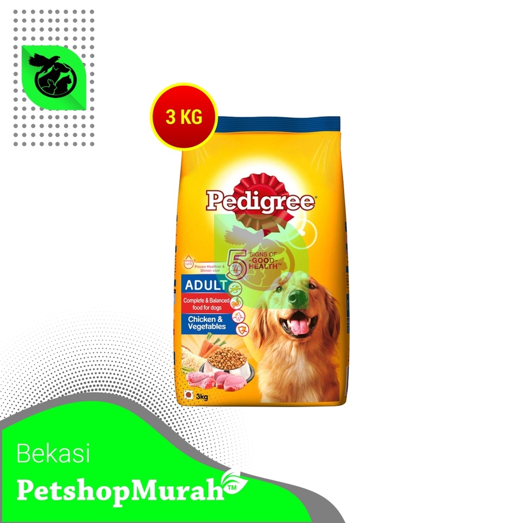 Makanan Kering Anjing Pedigree Dry Dog Food 3 Kg