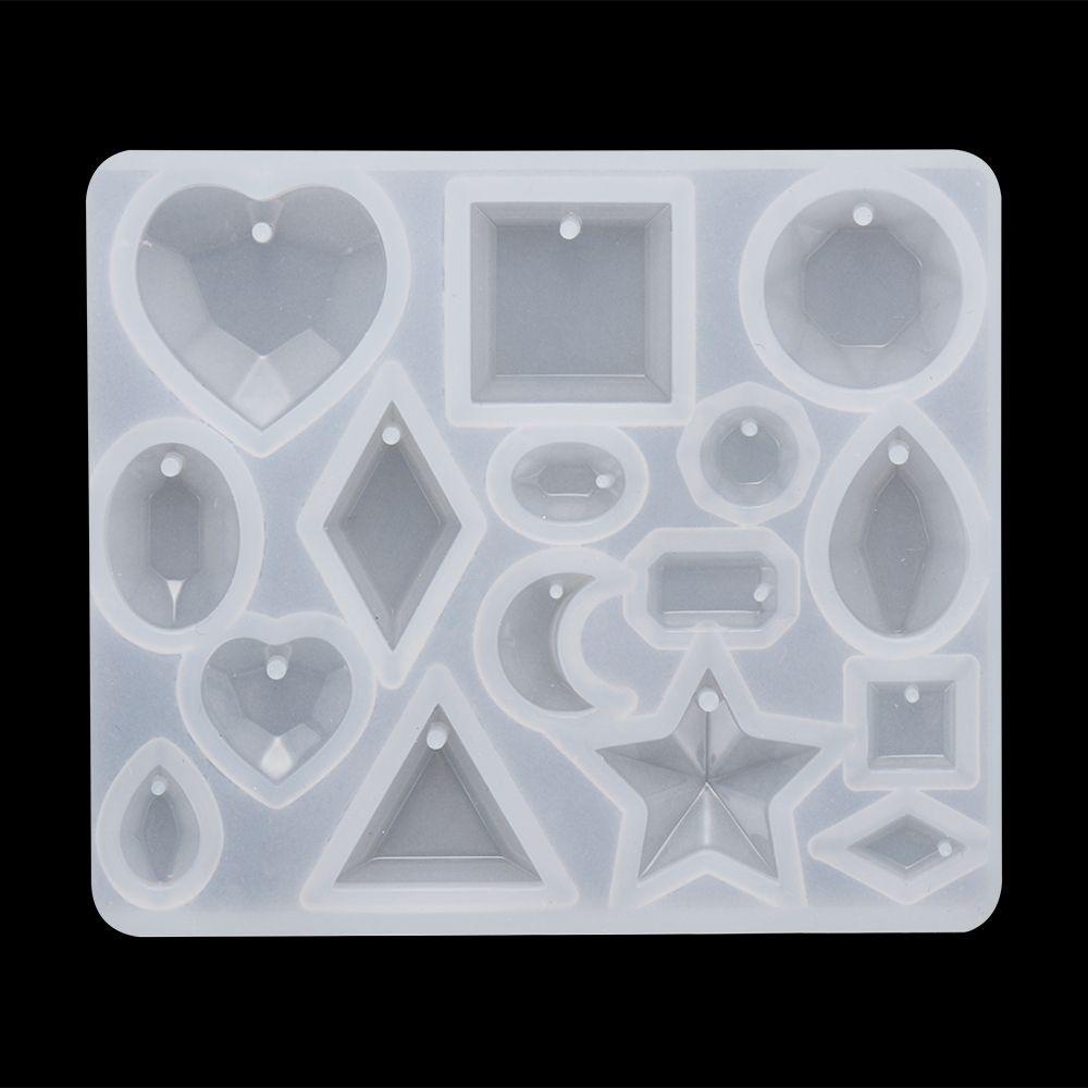 Solighter Anting Cetakan Resin Handmade UV Epoxy Resin Kerajinan Kristal Silicone Mold