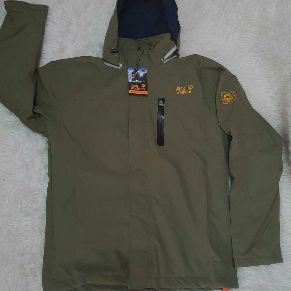 Jaket JWS bahan luar taslan