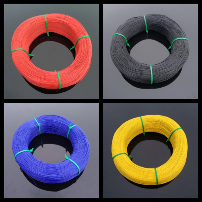 Kabel Awg 22 Awg22 Serabut Tembaga Putih Eceran 1Meter Jumper Cable