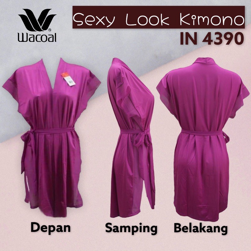 Wacoal Sexy Look Lingerie Outer Kimono IN 4390 / Luaran Pakaia  Dalam