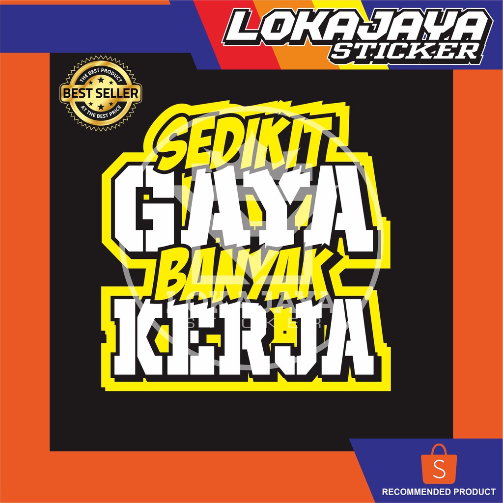 Stiker Sticker Kata Kata Lucu Kaca Mobil Trek Truck Shopee Indonesia