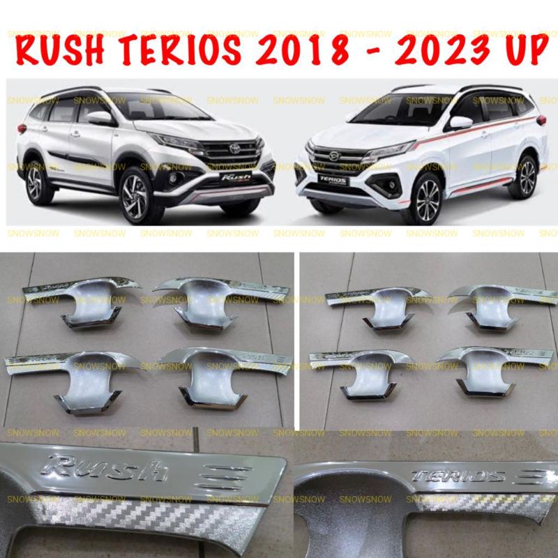 Outer Cover Mangkok All New Rush Terios 2018 2020 2022 2023 Elegant Hitam Chrome