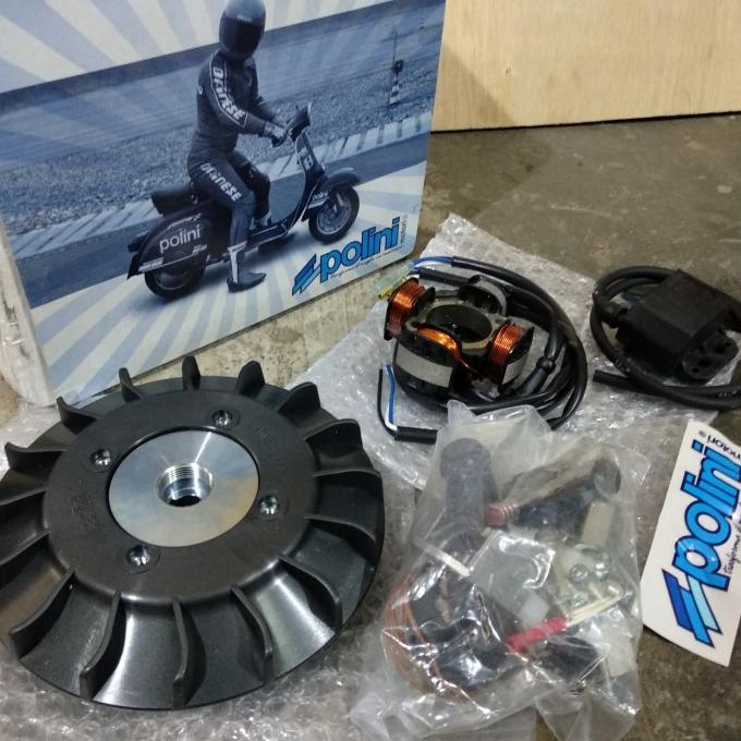 siap kirim] Pengapian CDI set Vespa SMALLFRAME PTS SPECIAL POLINI ITALY