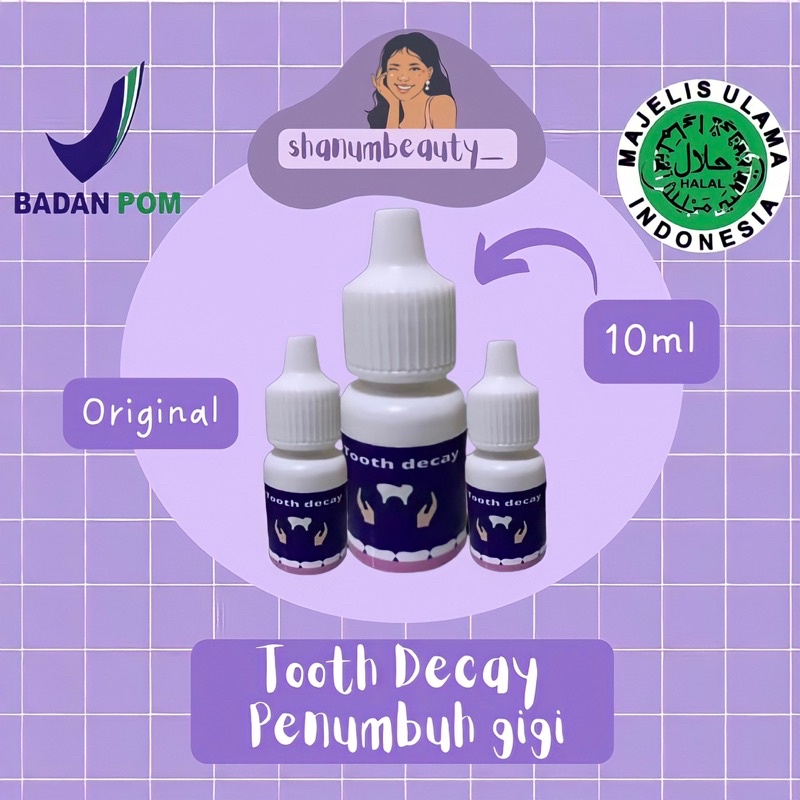 Jual TOOTH DECAY GROSIR OBAT TETES PENUMBUH GIGI BOLONG/ BERLUBANG