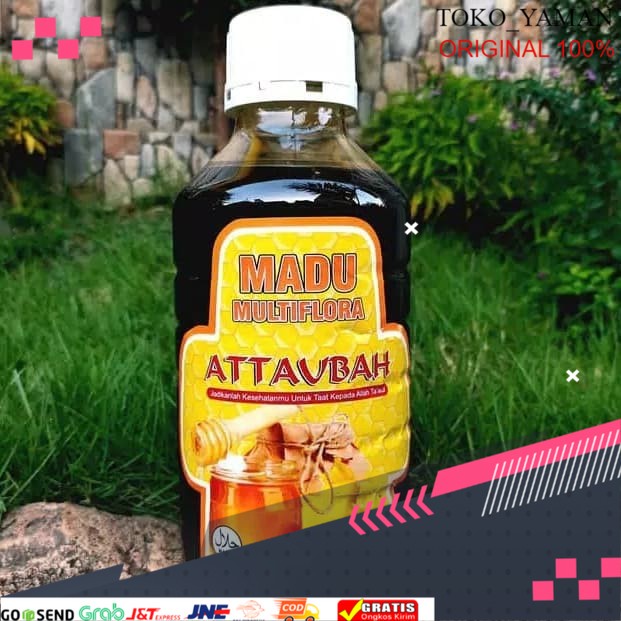 

Madu Multiflora attaubah asli original isi 1500gr madu multiflora asli sudah uji lab madu terlaris