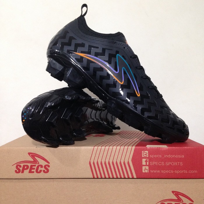 Sepatu Bola Specs Cyanide Galaxy FG Black Modular Original