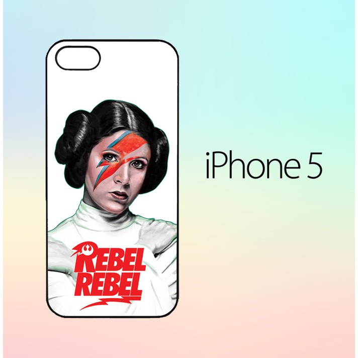 Rebel Rebel Princess Leia X6228 Casing Custom Hardcase iPhone 5 / 5s Case Cover