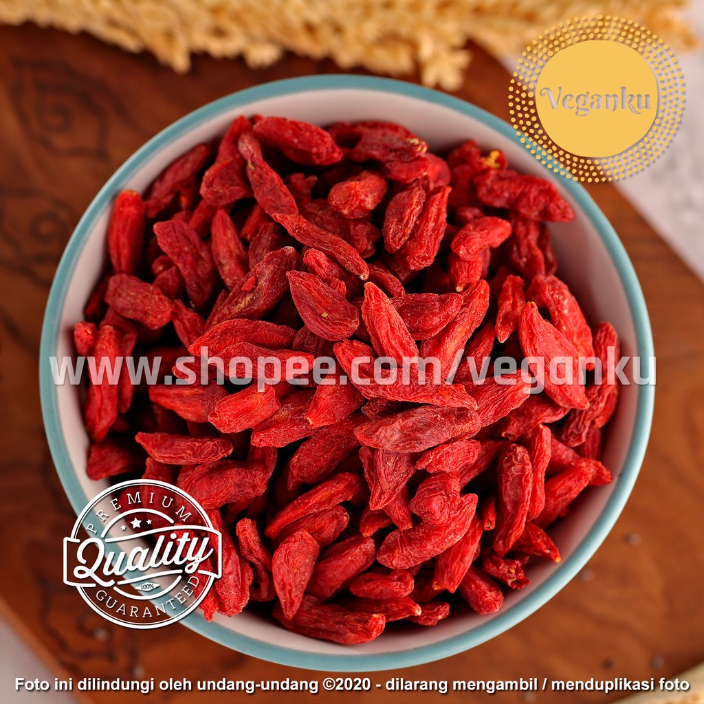 

Veganku - GOJI BERRY 500gr Dried Buah Kici kering Premium Import