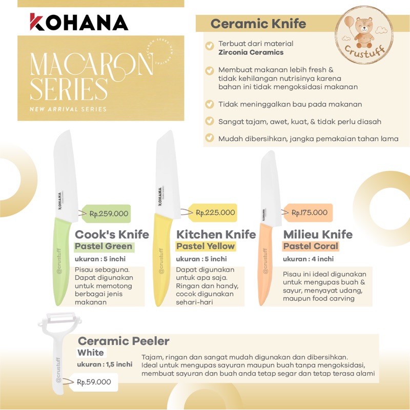 Kohana Ceramic Knife