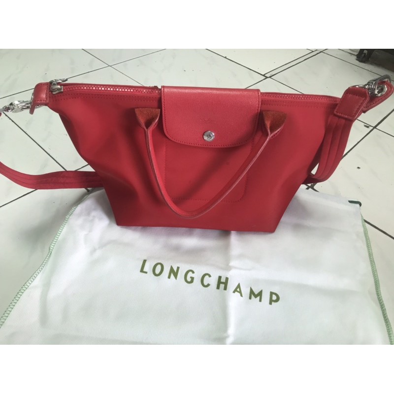 Longchamp Neo Small red PRELOVED