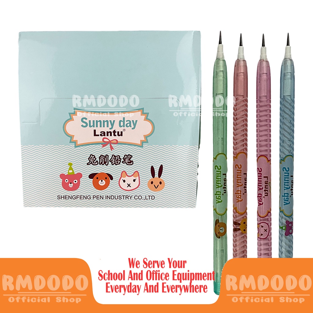 

Rmdodo - Pensil Lantu Sunny Day Series Set Of 4 Pcs / Lantu Bensia / Pensil Cabut Lucu / Pensil Bongkar Pasang Murah Berkualitas Bisa Cod