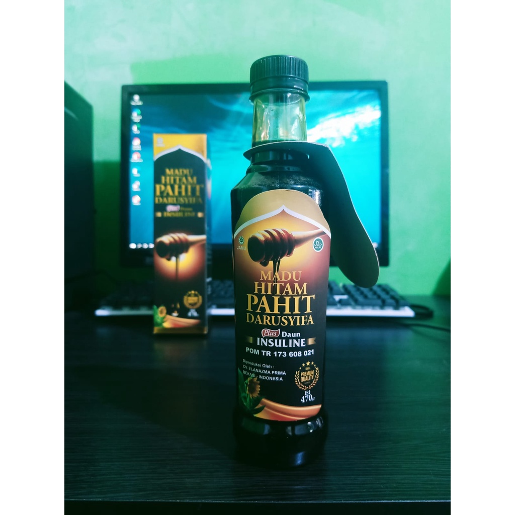 Madu Hitam Pahit Insuline Darusyifa / madu hitam / madu pahit insuline 470 gr