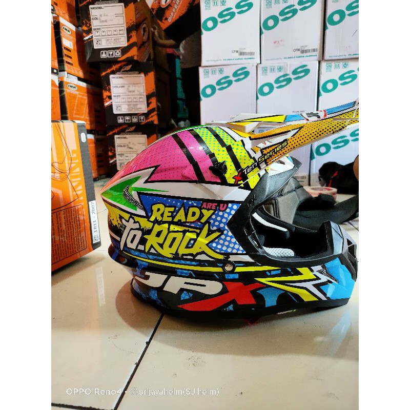 HELM JPX FOX-1 CROSS FOX1 THE ROCK