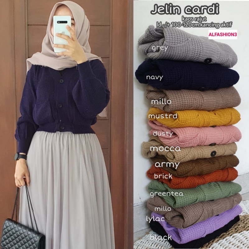 JELIN CARDI ORI BY ALFASHION SOLO