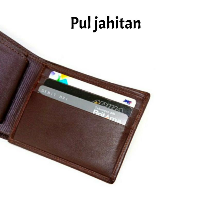 Dompet Pria Kulit Pu Leather Super Tebal Free Bok