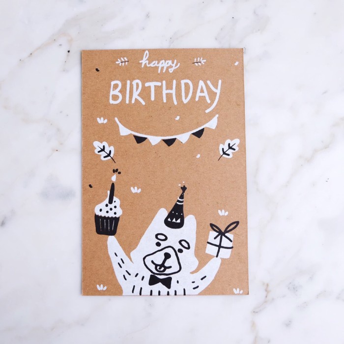 

Menyurat-Surat- Mookie Birthday Greeting Card -Surat-Menyurat.