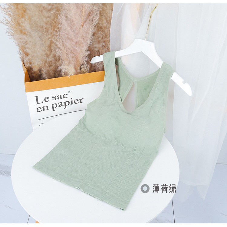 Tank top wanita / Tanktop Bra Korean Vneck  N2#-HIJAU