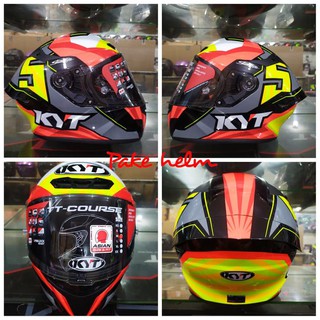HELM KYT TT COURSE JAUME MASIA FLAT VISOR FULL FACE HELM KYT TT COURSE JAUME MASIA FLAT VISOR FULL FACE