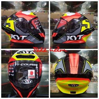  HELM  KYT TT COURSE JAUME  MASIA  FLAT VISOR FULL FACE 