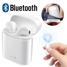 HEADSET I7S / EARPHONE BLUETOOTH 5.0 HBQ i7s DOUBLE SPORT TRUE WIRELESS TWS