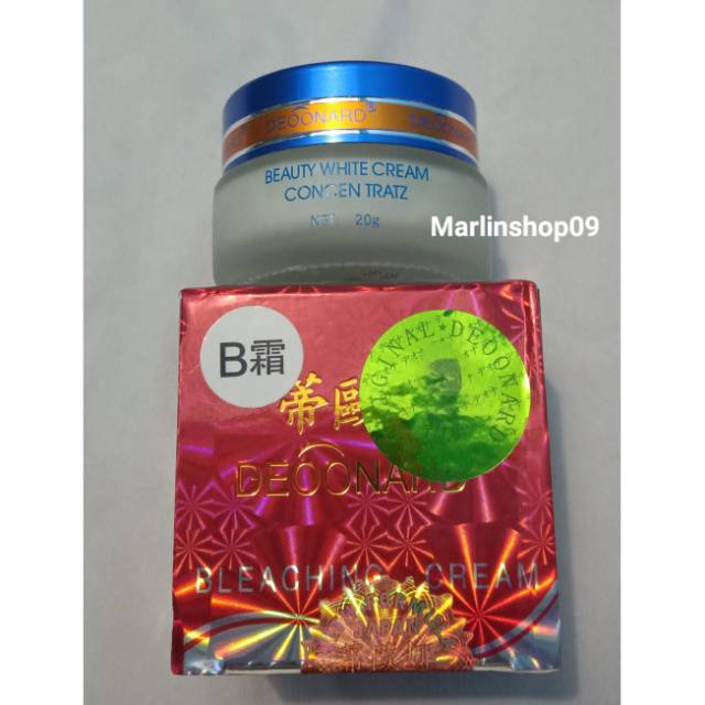 CREAM DEONARD MERAH BLEACHING 20g ORI