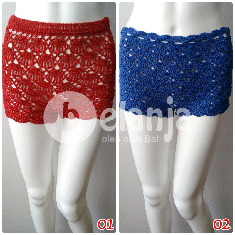 Celana pendek Hotpants Rajut