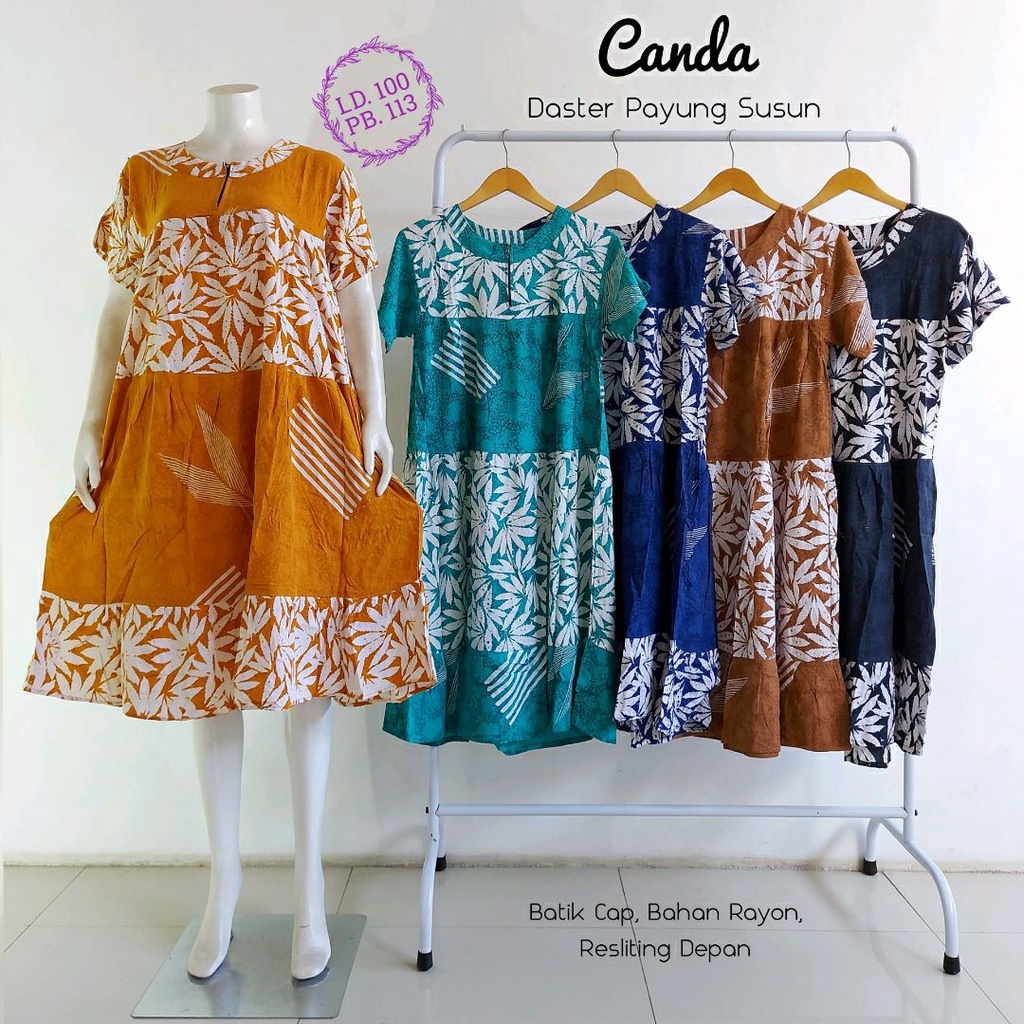 Daster Caanda Susun Batik Cap