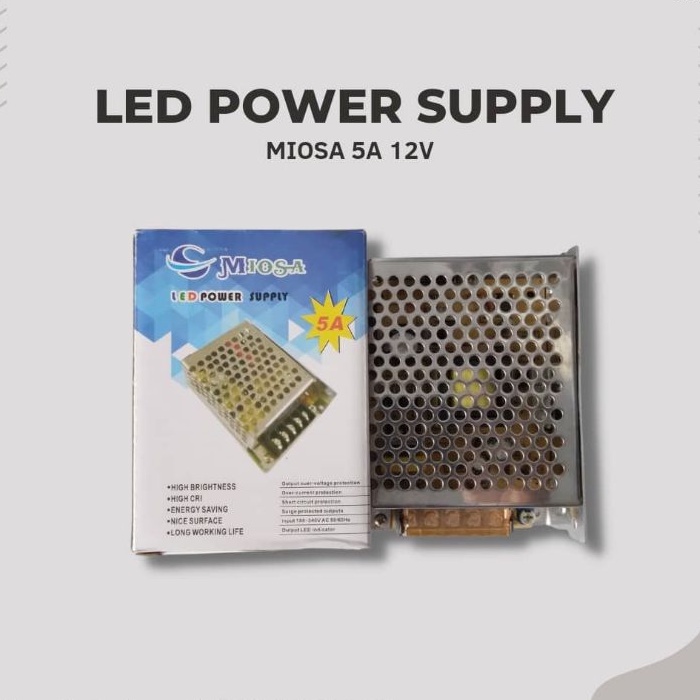 LED POWER SUPPLY MIOSA 5A 12V