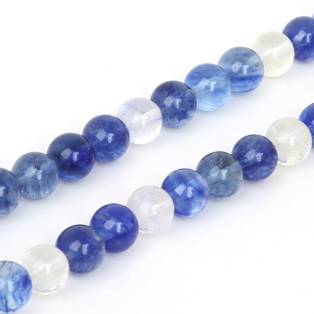 Butir Blue Crystal Quartz Beads