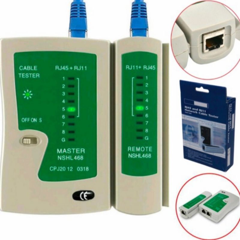 KABEL LAN TESTER/ Tester Rj45 / TESTER KABEL LAN / TESTER