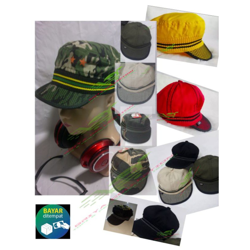 Topi Anak Komando/Baseball/Army/Loreng/Nahkoda