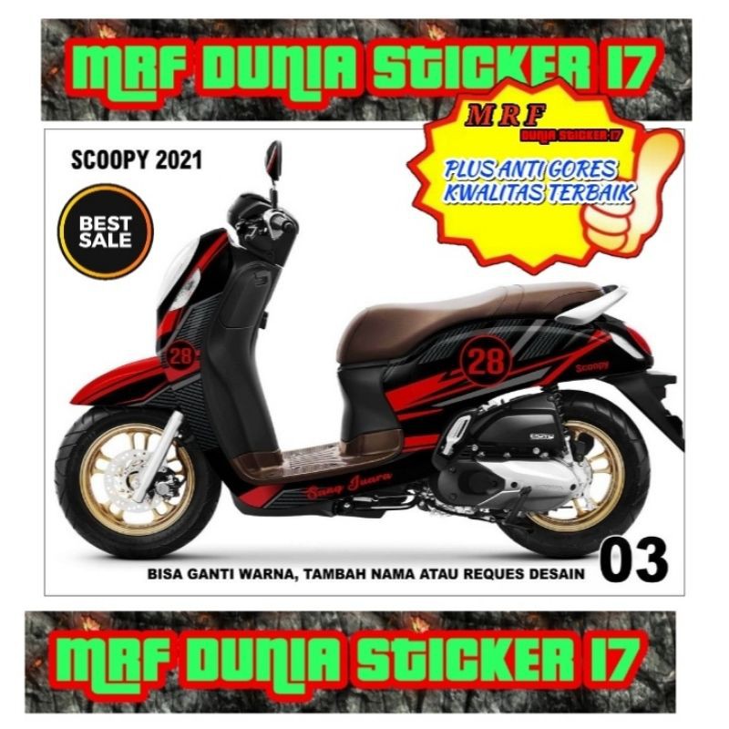 Sticker decal Scoopy 2021 Full Body Sticker Scoopy 2021 Full body Sticker Scoopy 2021 Full body 03