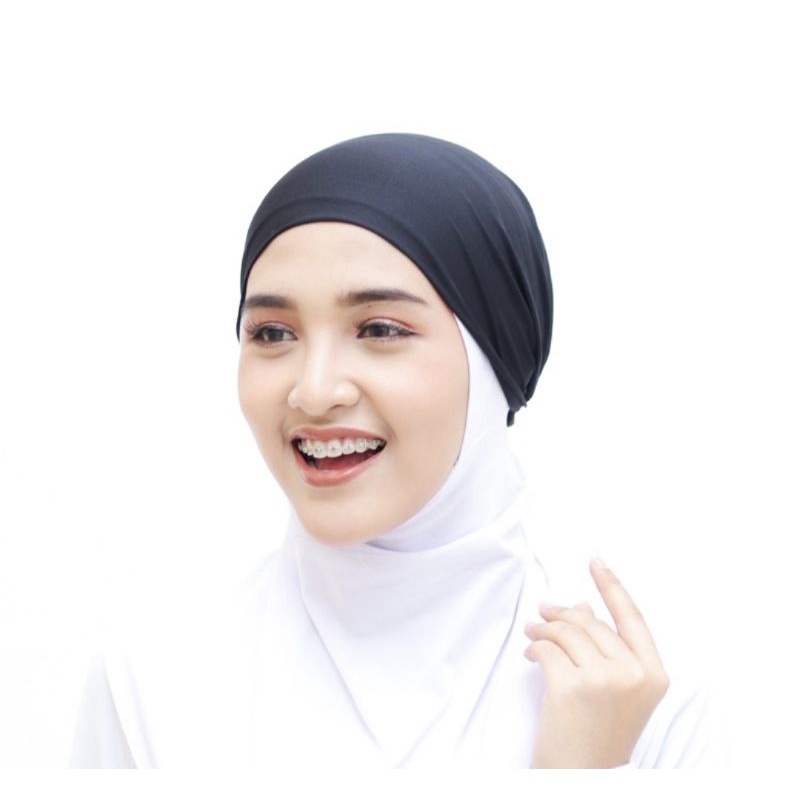HASTARI CIPUT BANDANA KAOS BESIC PREMIUM / INNER BANDO ANTI RIBET &amp; INSTAN 2 IN 1