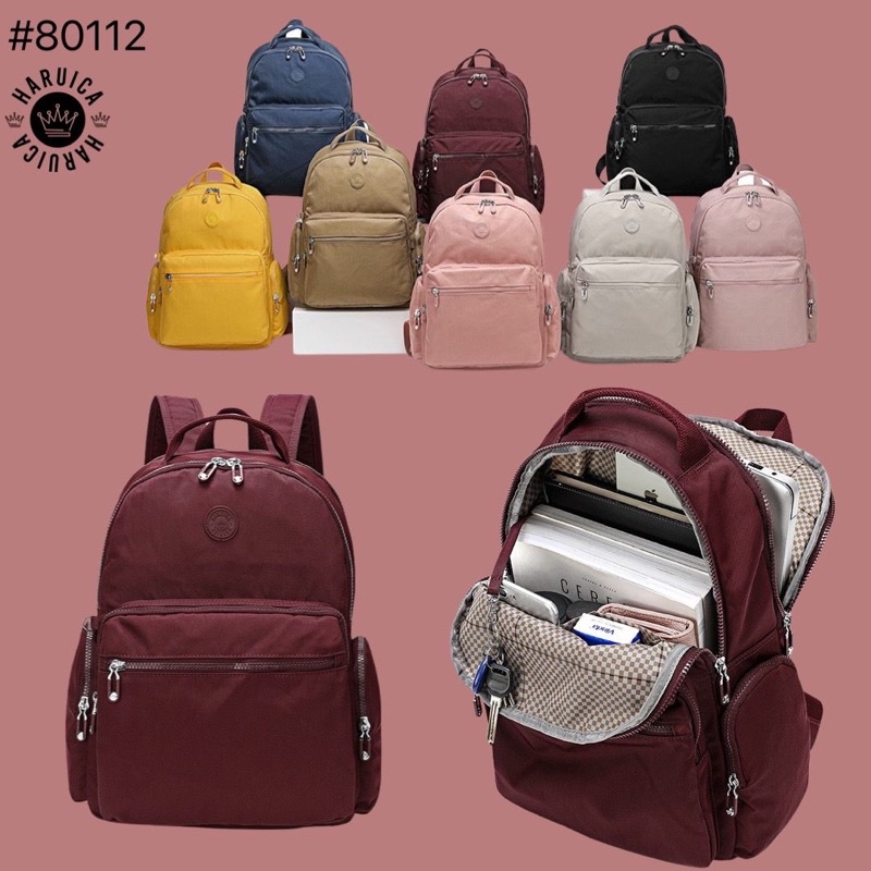 HARUICA BAG 80112 RANSEL - Backpack - Tas Ransel Laptop Sekolah Import High Quality