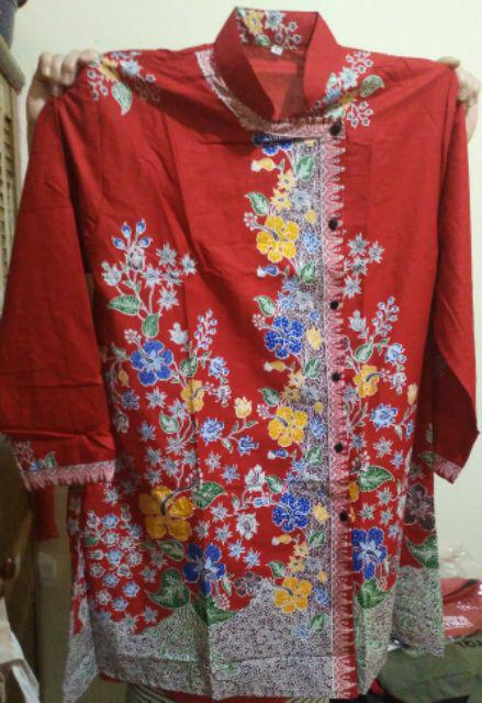 Tunik Batik ( Ready Size S M L Xl Xxl 3xl 4xl 5xl 6xl 7xl 8xl )