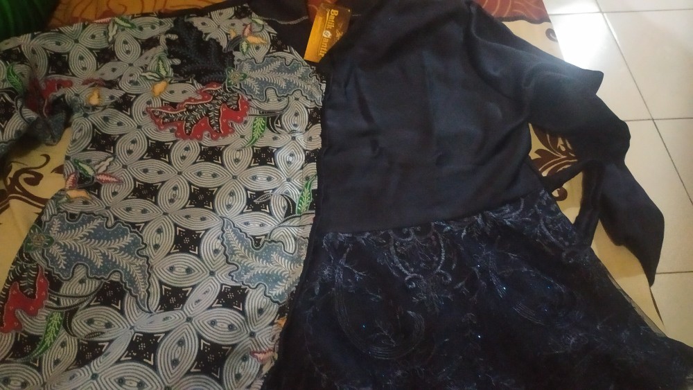 Tey-17 Batik Wanita Asj Sa Hrb026 Kenongo Kemeja Tosca Pendek