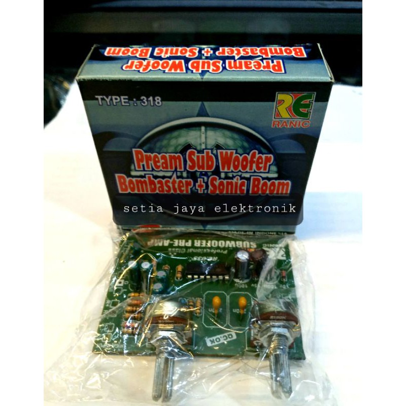 Jual kit pre amp subwoofer/filter subwofer Shopee Indonesia