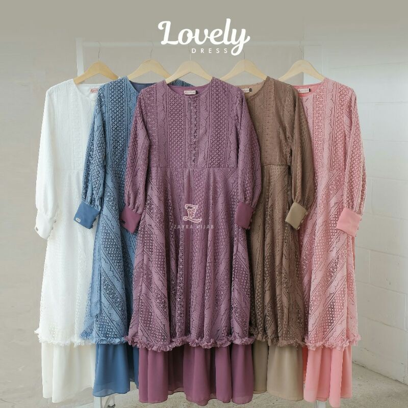 LOVELY DRESS BY ZAYRA HIJAB (ORI)