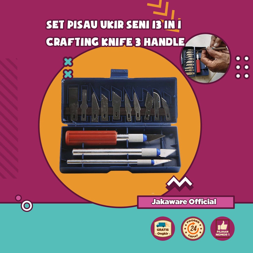 

PISAU UKIR SENI HOBBY HOBI 13 IN 1 SET CRAFTING ART KNIFE METAL HANDLE KERAJINAN TANGAN GRAFIR MULTIFUNGSI TOOL TOOLS SET ALAT KAYU PENGRAJIN BONGSAI PATUNG SAYAT OKULASI KELAPA PEN CUTTER CUTER TAJAM PRAKARYA MATA REPARASI ALAT PAHAT PEMAHAT
