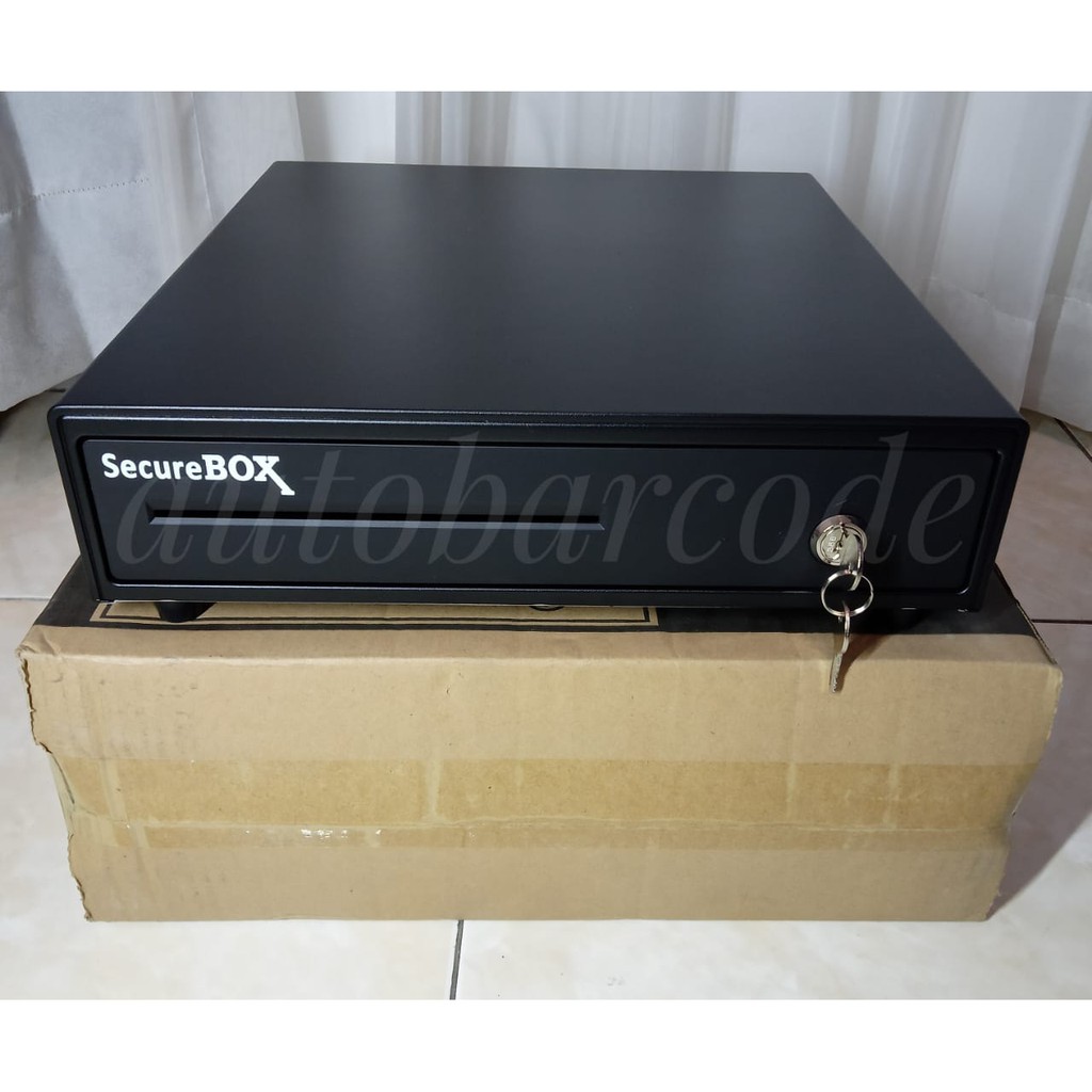 Cash Drawer Mini Securebox MK330 Laci Uang Kasir Support RJ 11 - MK 330 / MK-330 Box Kotak Uang