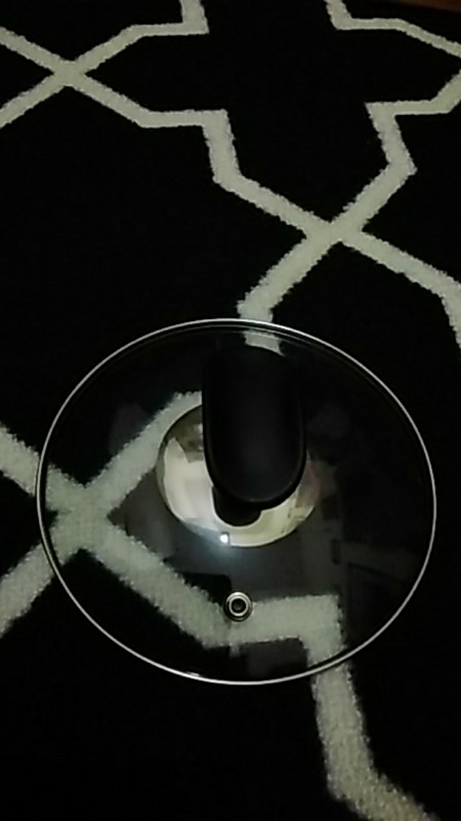 Tutup Panci Kaca Biasa/tanpa Kaki, Diameter Tutup +/- 15.2 Cm (16 Cm) + Knop Oval