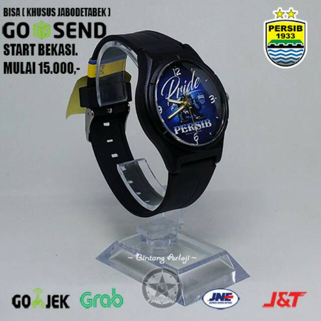 JAM TANGAN PERSIB ANTI AIR (+BOX JAM BB &amp; +BATREI CADANGAN)