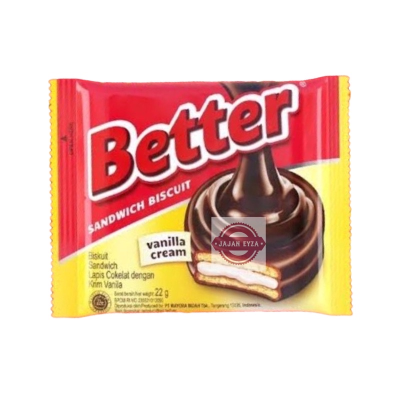 Saelaris_ Mayora Better Sandwich Cokelat Box Isi 10 + 1 Pcs