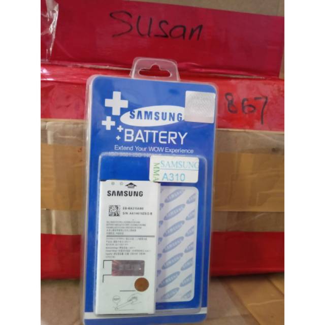 BATTERAI BATERAI BATRE SAMSUNG A310 ORIGINAL SEGEL FC