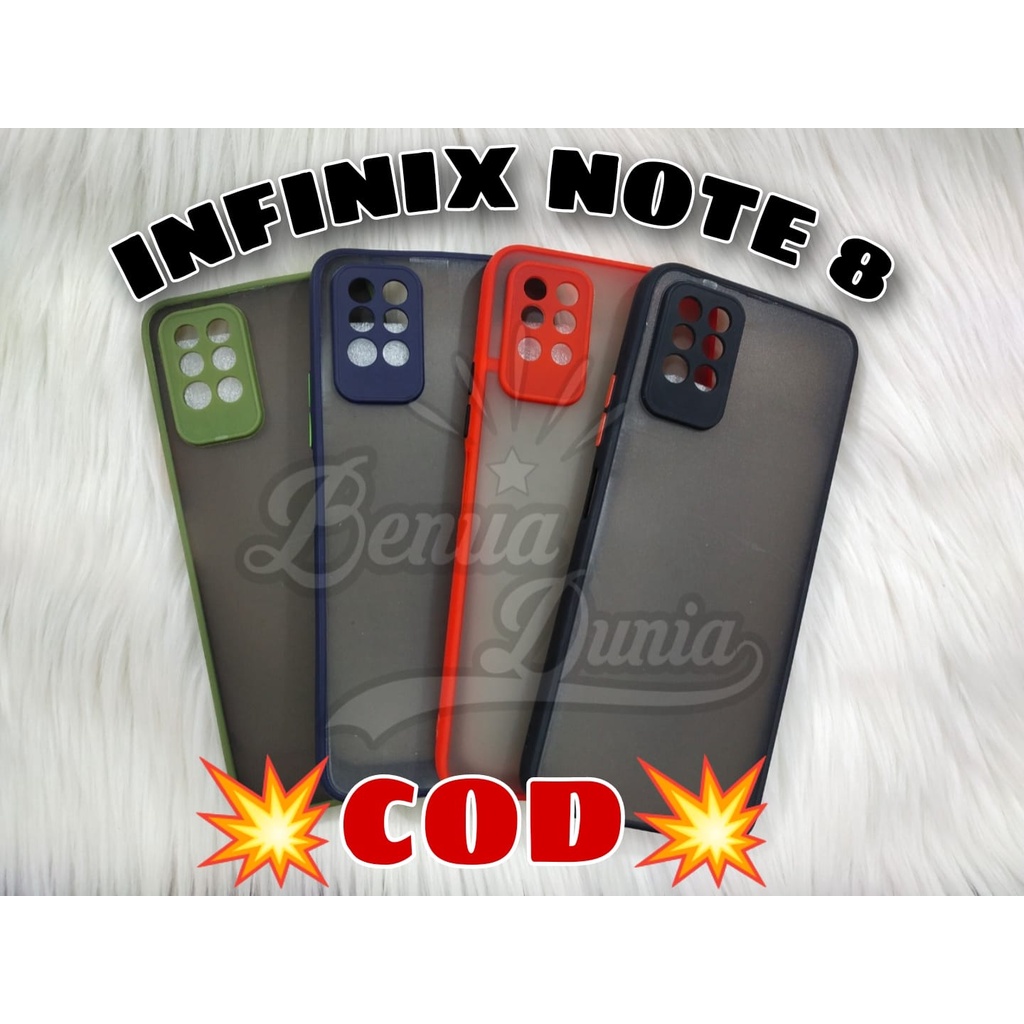 CASE MATTE INFINIX ZERO 8 // CASE DOVE MY CHOICE PLUS RING KAMERA INFINIX ZERO 8 - BD